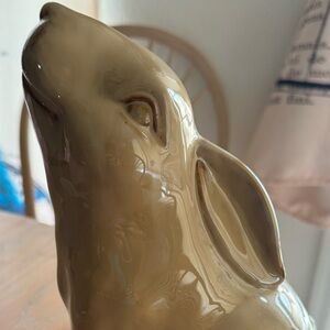 New ceramic rabbit, indoor outdoor piece